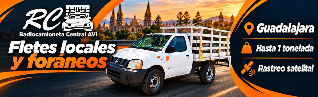 Radio Camionetas Central AVI | Fletes locales y foráneos en Guadalajara