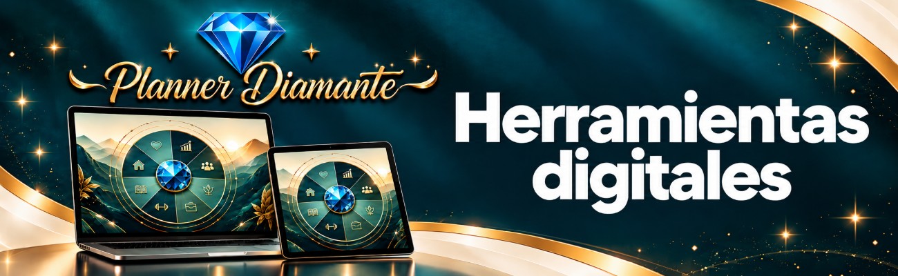 Planner Diamante | Herramientas digitales coaching vida y negocio