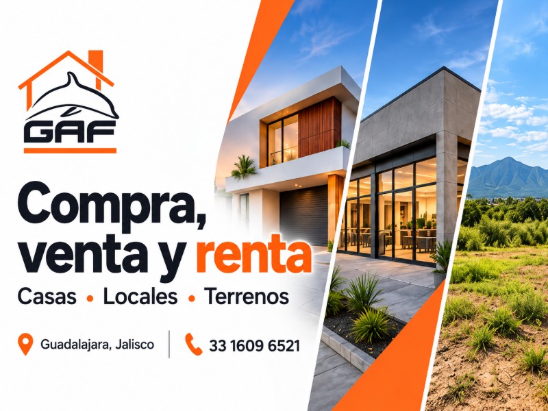 GAF Inmobiliaria | Venta y renta de casas, locales y terrenos en Guadalajara gallery1